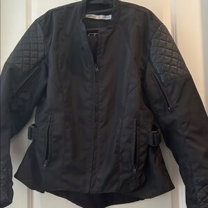 Speed and Strength motorcycle ZipUp jacket Quilted Leather detail/pockets 2XL